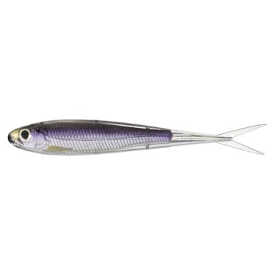 Leurre souple Twitch Minnow Silver / purple